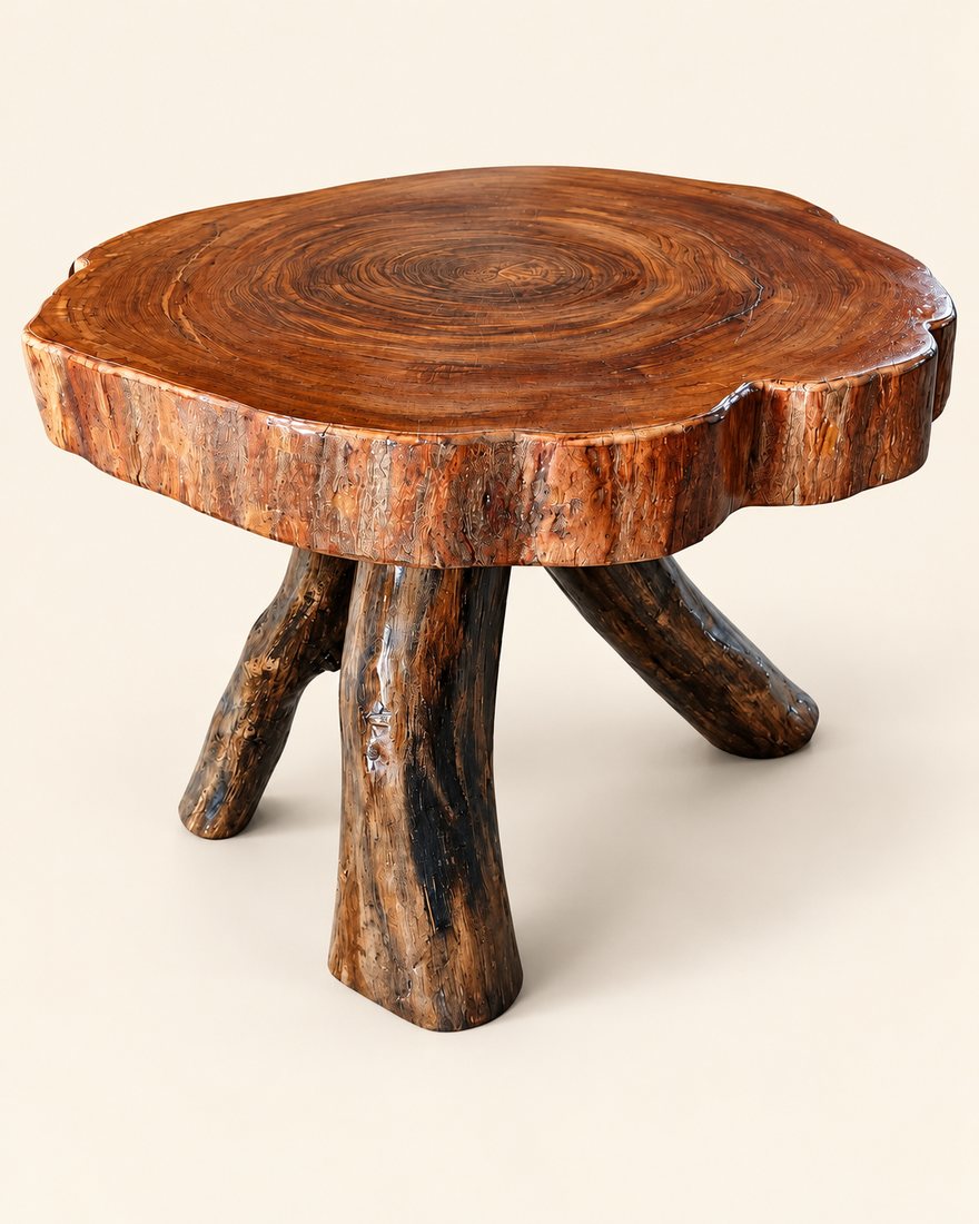 Mesa patas orgánicas